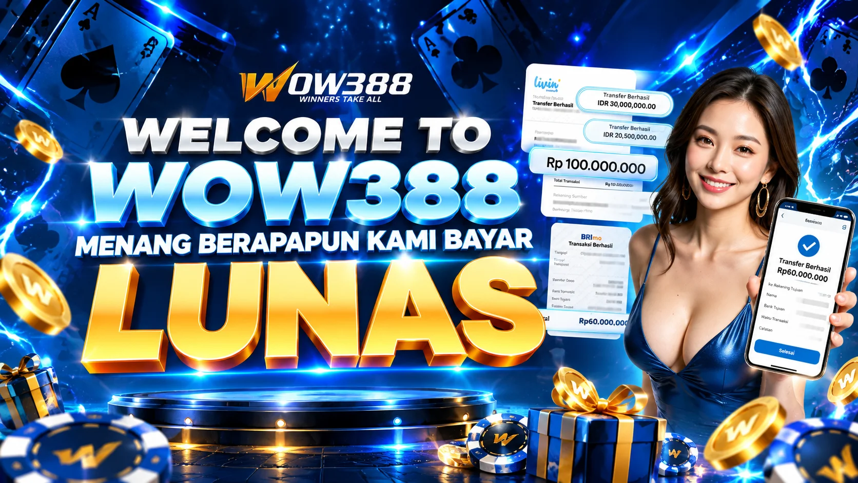 Menang Berapapun Pasti Bayar Lunas Bukti Penarikan Cepat WOW388